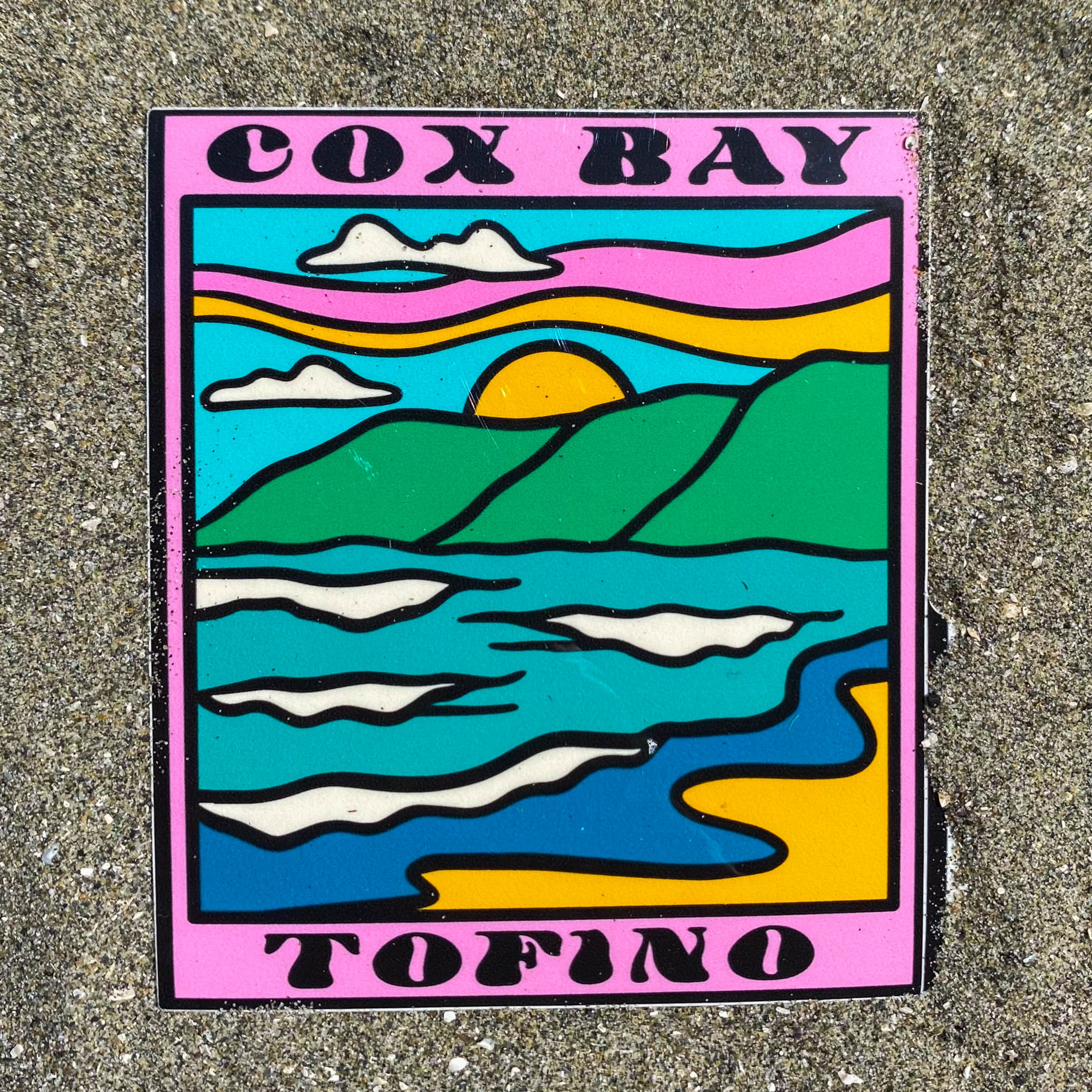 Cox Bay Sticker – Driftwood Gifts